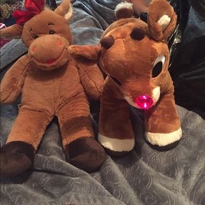 Build a build Rudolph and girl reindeer